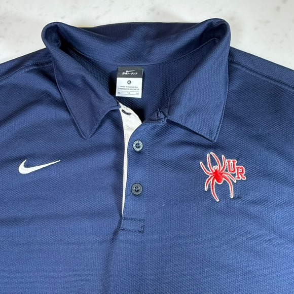 Nike Other - Nike Richmond Spiders Dri-Fit Sphere Polo Mens XL Navy Blue Excellent